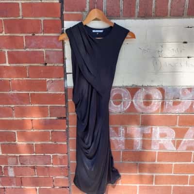 ALEXANDER WANG Womens Size S Cocktail Dress: Black  