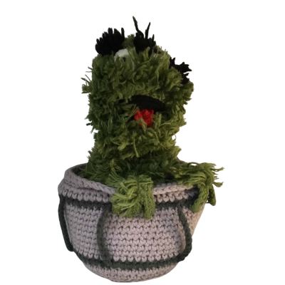 Hand Made Oscar the Grouch Toy Approx 37 x 20cm