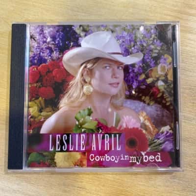 Leslie Avril signed CD (Cowboy in my bed)