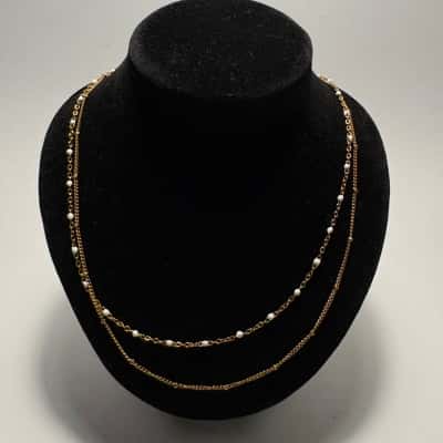  Atolea 14k Dante Gold Plated Necklace 