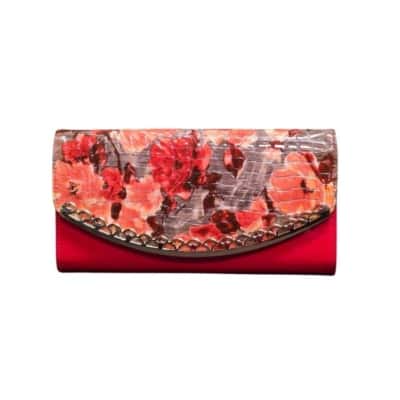 Banlear Red Leather Handbag