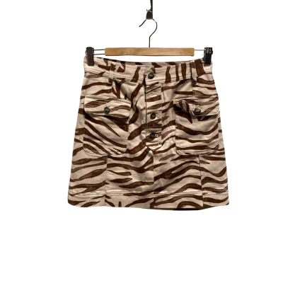 Finders Keepers Womens  Size 8 Animal Print Skirt