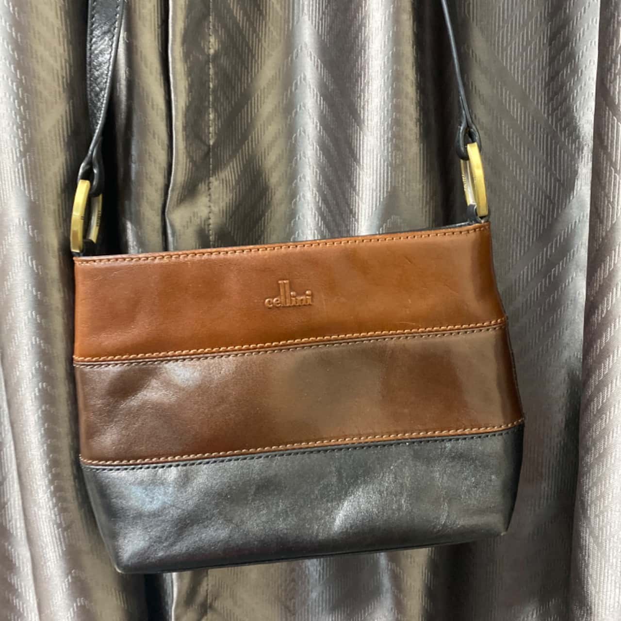 Cellini Cow Hide Leather Across Body Bag (s)