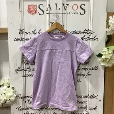 Country Road Brand! NWOT CONTEMPORARY CR LOGO CREWNECK T-SHIRT! Kids  Size 12 Tops & T-shirts Purple 