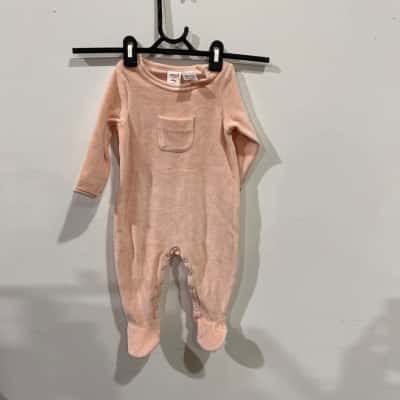 Seed  Kids  Size 00 Onesie Pink  