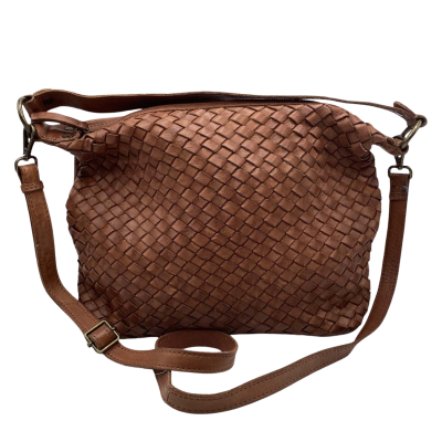 Colorado Vintage Leather BoHo Bag Brown 27 x 27cm (Handbag 2)