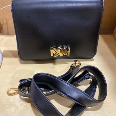 Michael Kors Womens Chain Swag Shoulder Handbag Black  RRP$489.00