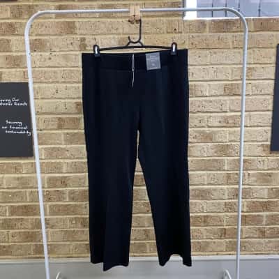 Suzannegrae Womens PONTE BOOTCUT PANT Full Length Size XL 