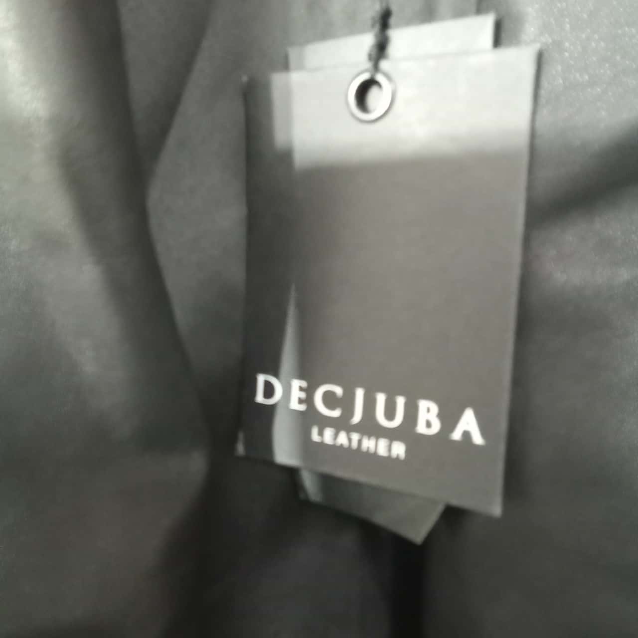 Decjuba Ladies Black Lamb Skin Leather Jacket Size M NWT RRP 499.99(s)