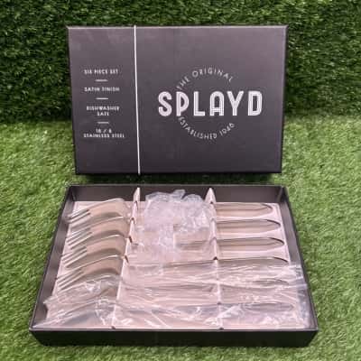 Splayd Black Label Stainless Steel 6 Piece Cutlery Box Set (New)