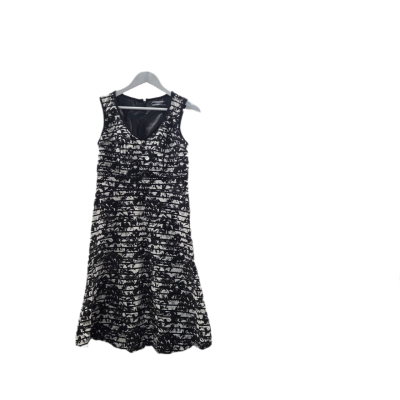 BNWT Basque Black and White Textured Cocktail Dress Size 10