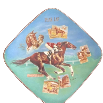 'Phar Lap' (1926) porcelain plate.