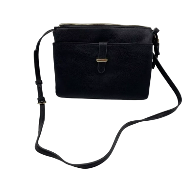 Piper Womens Handbag Black 24x18cm 