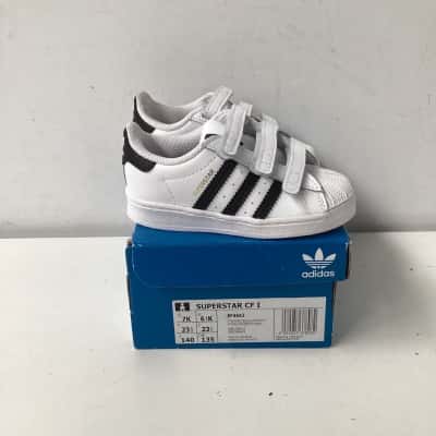 Adidas Kids Superstar Sneakers White/Black Size UK 6.5K
