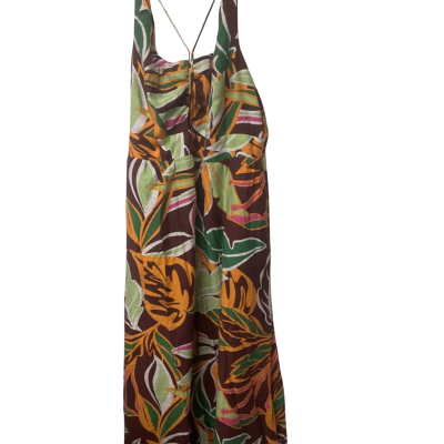 Women’s City Chic Size M Floral Dress Brown / Green / Orange / Pink  