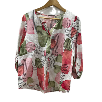 Regatta Womens  Size 12 Green / Pattern / Pink Shirt