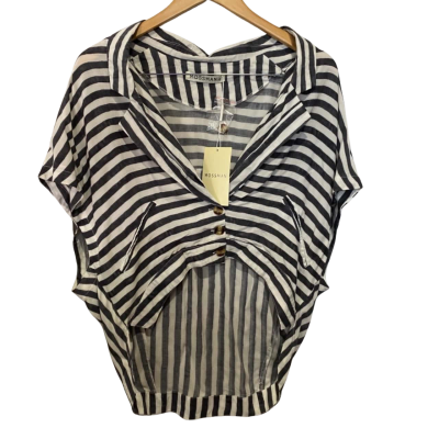 Mossman Womens Size 14 Striped Shirt 