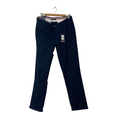 BNWT Ben Sherman Mens Slim Fit Chino Pant Size 34 Navy Blue 