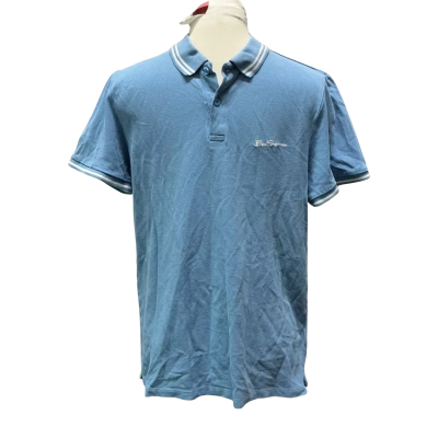 Ben Sherman Mens  Size S Polo Shirt Blue 