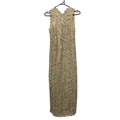 Alice McCall Bordeaux Sleeveless Gold Dress 