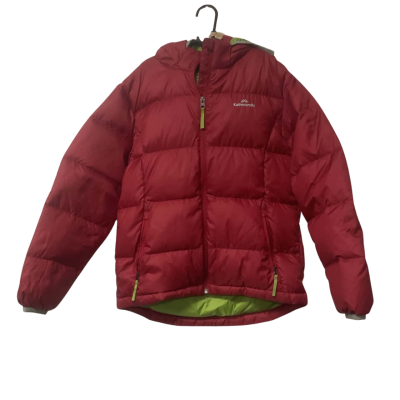 Kids Size L Kathmandu Red Hooded Puffer Jacket