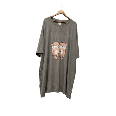 Oodie Womens  Size One Size Grey lounge dress/nightie