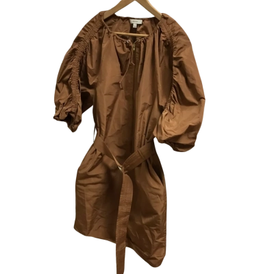 Oroton Women Size 6 Brown/Gold Dress  