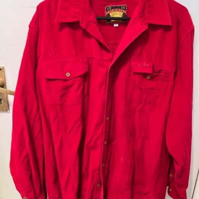 Thomas Cook Mens  Size XXL Long Sleeve Shirt Red 