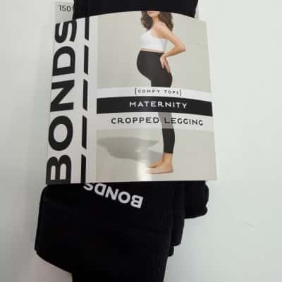 NEW - Bonds Maternity Cropped Leggings - Size S 