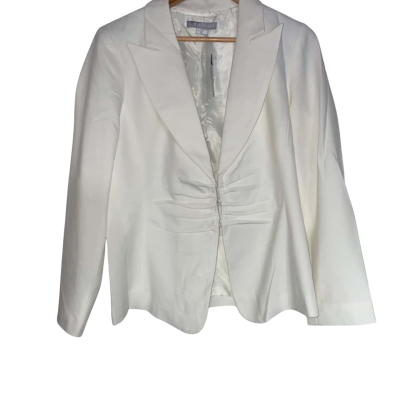 Liz Jordan Women's Size M White Jacket 