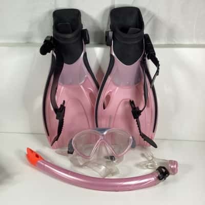 Mirage kids snorkelling kit pink