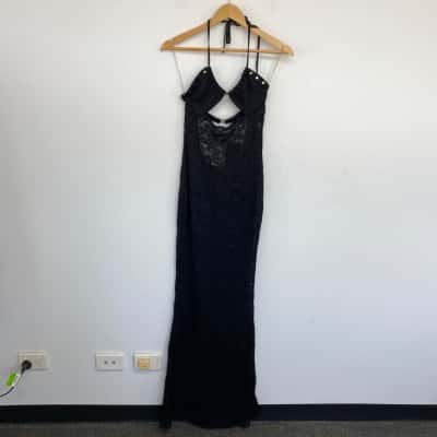 Outcast Black Brinley Maxi Dress Size M 