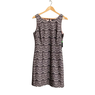 BNWT Guess Women’s Black&Pink Crewneck Sheath Dress Size 10