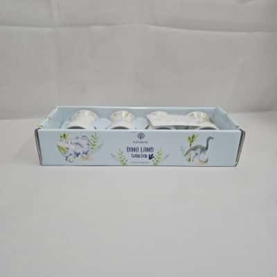 Ashdene DINO LAND Collection 4 Assorted Egg Cups