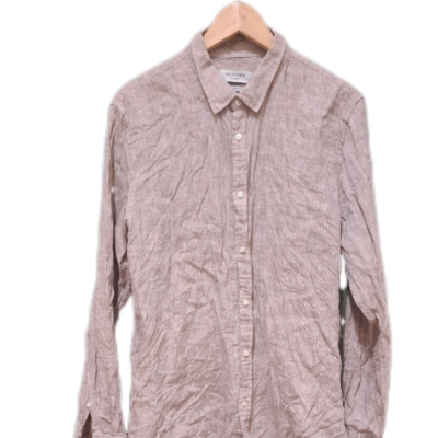 Industrie Unisex  Size XL Long Sleeve Shirt Beige /  Light Brown 