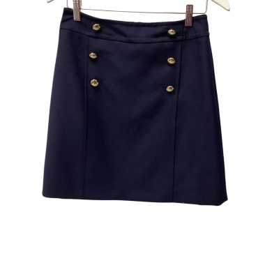  L.K.Bennett Mini Skirt Size 10 Navy Blue 