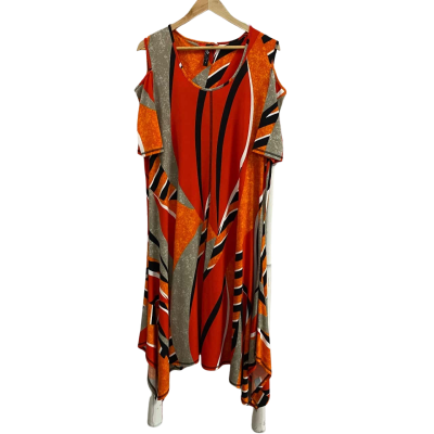 Taking Shape Womens  Size S Long Tank Dress Abstract Print 