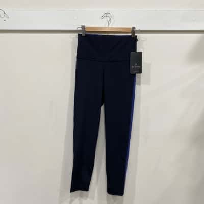 d+k active  Womens  Size XS Leggings Black  / Blue / White 