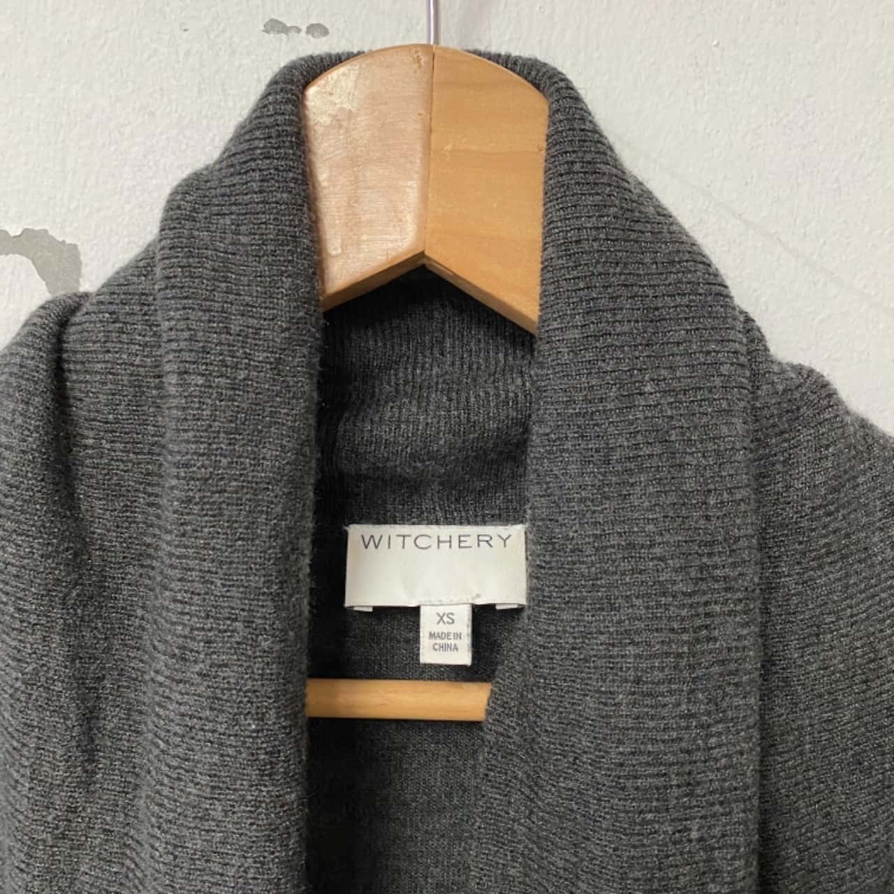 Witchery Womens Size XS Cardigans Grey Wool Mix(s)