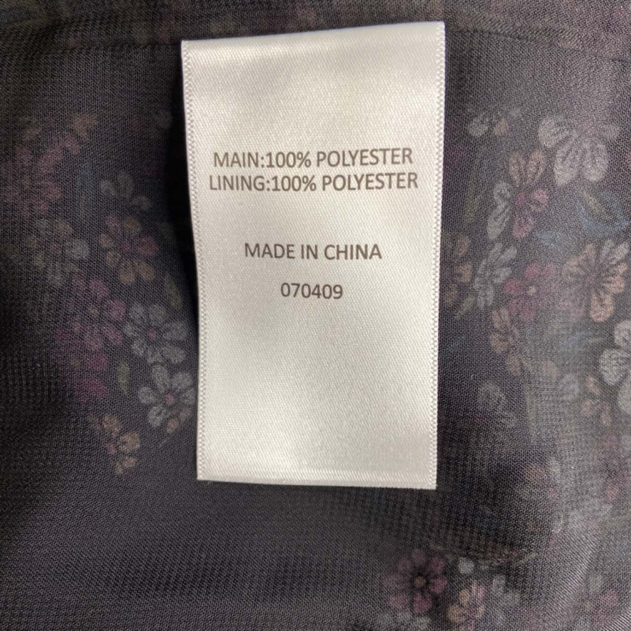 Sportsgirl Womens Size 12 Floral Dress / Long Sleeve / Maxi Dress Black