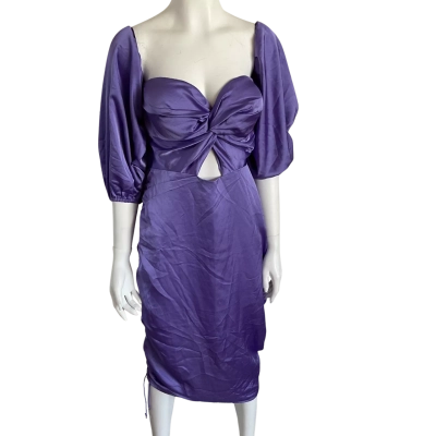 New RUNAWAY Womens Violet Mini-Dress Size 14 / XL 
