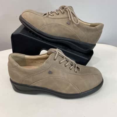 Finn Comfort Womens Size 4 Orthopaedic Sneakers Brown / Grey 