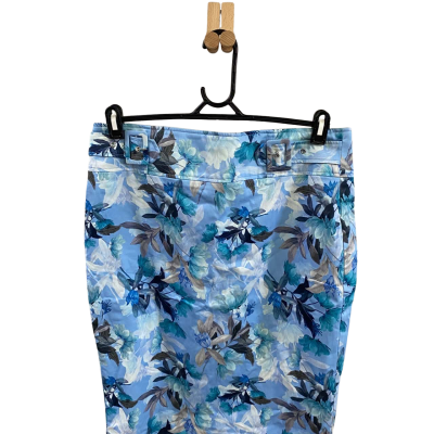 Portmans Womens BLUE CALLI FLRL skirt Size 16 