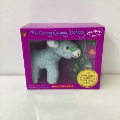 NEW - The Grinny Granny Donkey Book & Toy