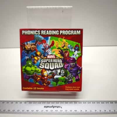 Marvel Super Hero Squad Phonics Reading Program Box Set 12 Books Complete