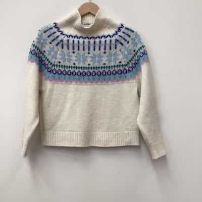 Size S, Old Navy Womens  Jumper Cream / Pattern 