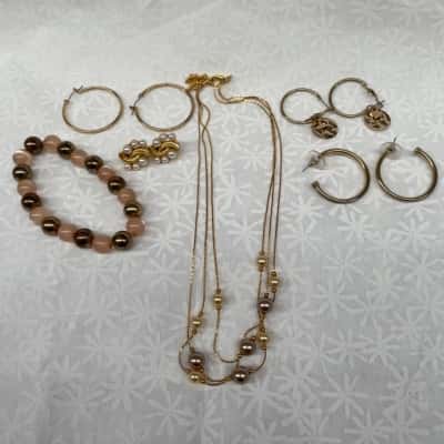  Women’s COSTUME Gold Jewellery Pack