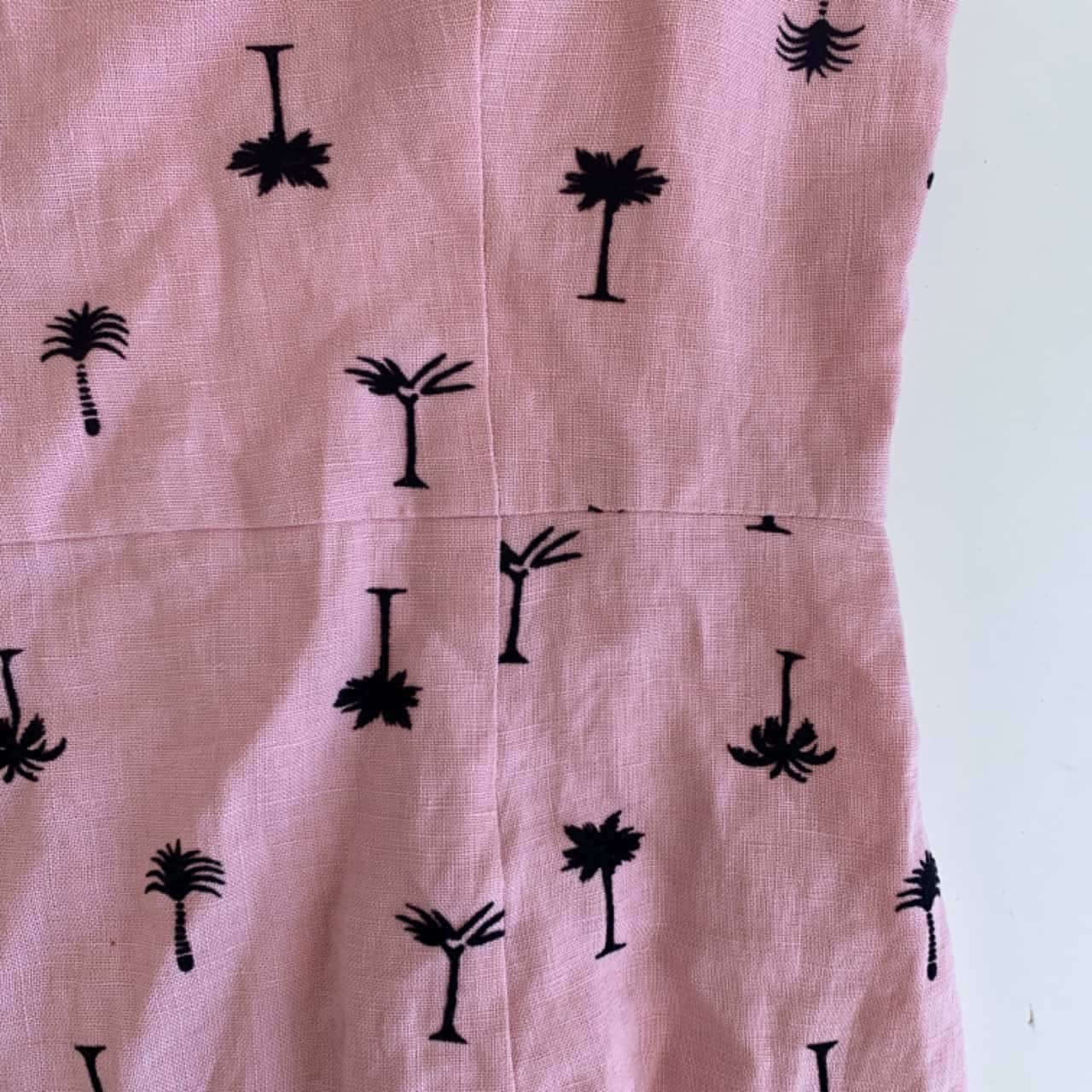 bec and bridge pink palm tree dress Palm Dress
