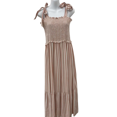 Ripe Womens  Size XL Maxi Dress Striped 