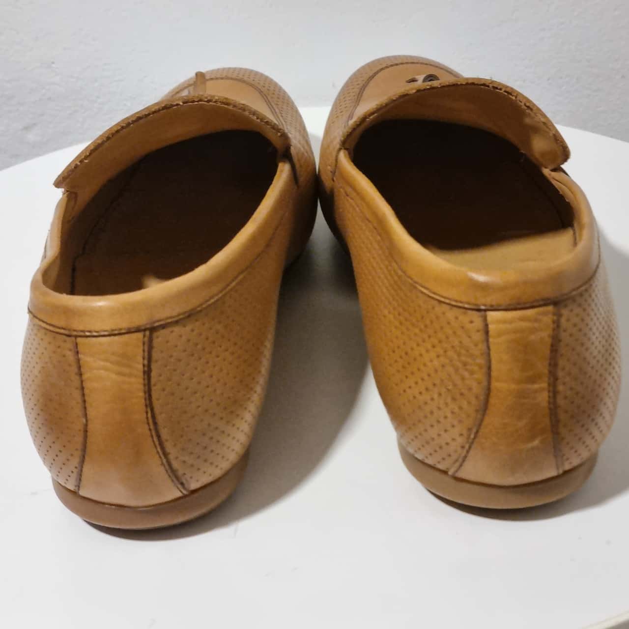 Mario Fagni Brown Italy slip on Loafer shoes 8.5 Tazio Slip-On Loafer – Bruno Magli main image 4